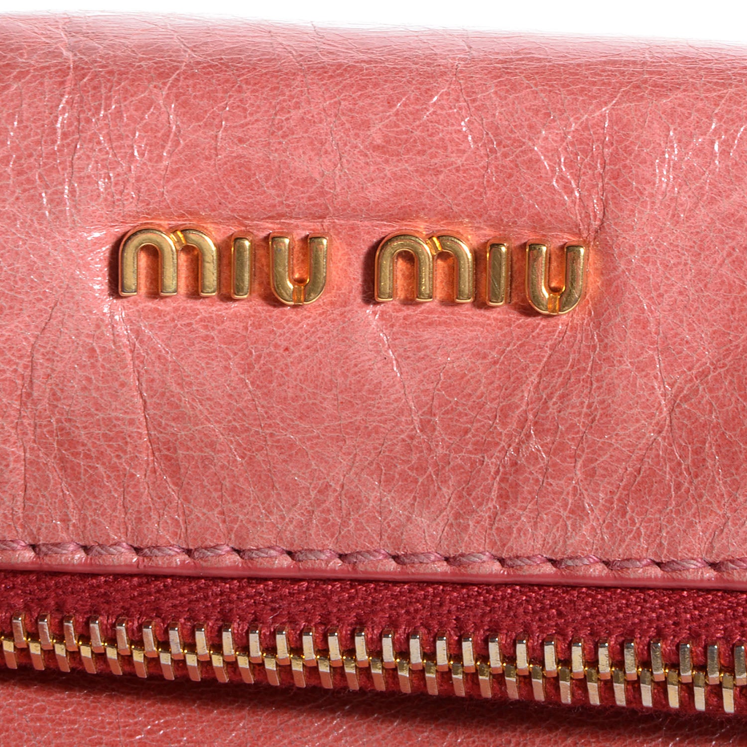 Miu Miu Vitello Lux Mini Bow Bag Rosa 12 of 12