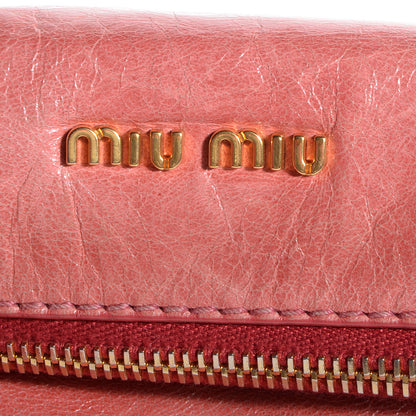 Miu Miu Vitello Lux Mini Bow Bag Rosa 12 of 12