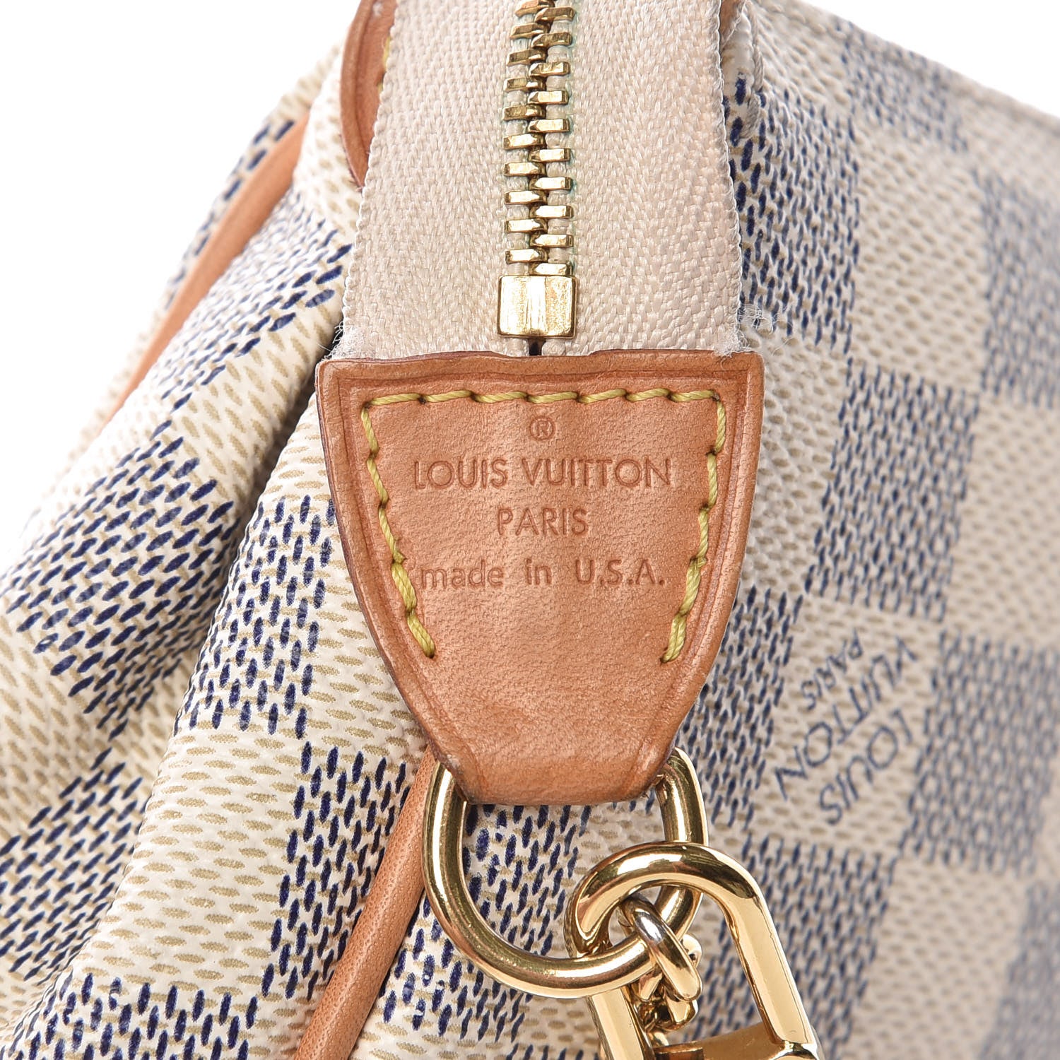 Louis Vuitton Damier Azur Eva Clutch 6 of 13