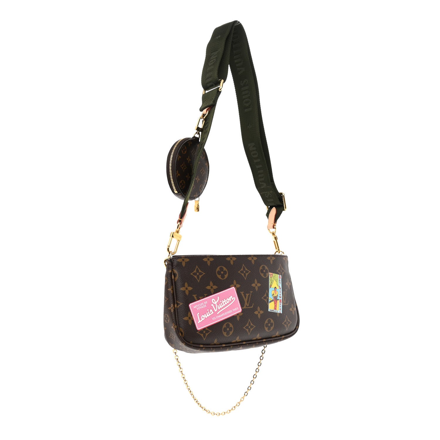 Louis Vuitton Monogram My LV World Tour Multi Pochette Accessories Kaki 3 of 12