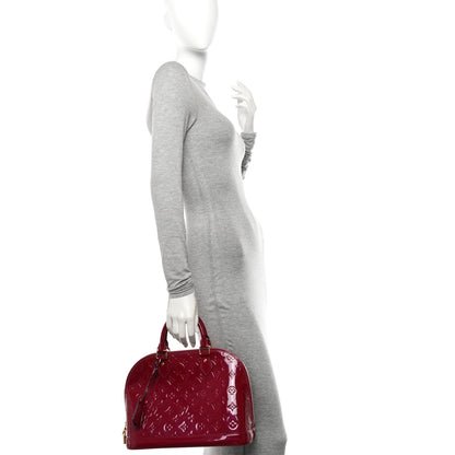 Louis Vuitton Vernis Alma PM Magenta 2 of 10