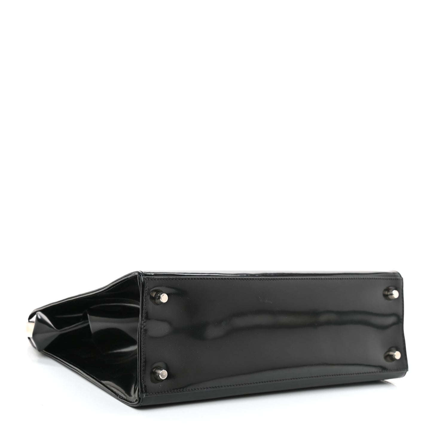 Spazzolato Logo Print Framed Bag Black
