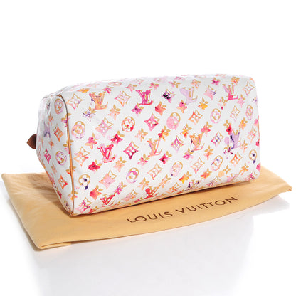 Louis Vuitton Watercolor Aquarelle Speedy 35 White 4 of 7