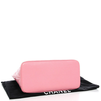 Chanel Caviar Medallion CC Tote Light Pink 4 of 8