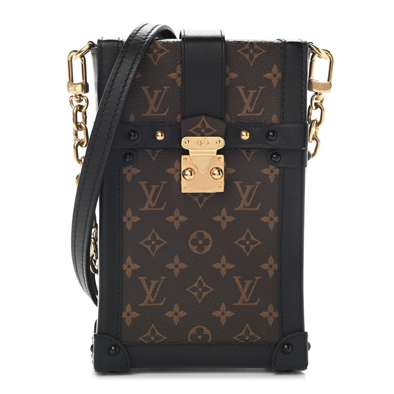 Louis Vuitton Monogram Pochette Trunk Verticale Black 1 of 8