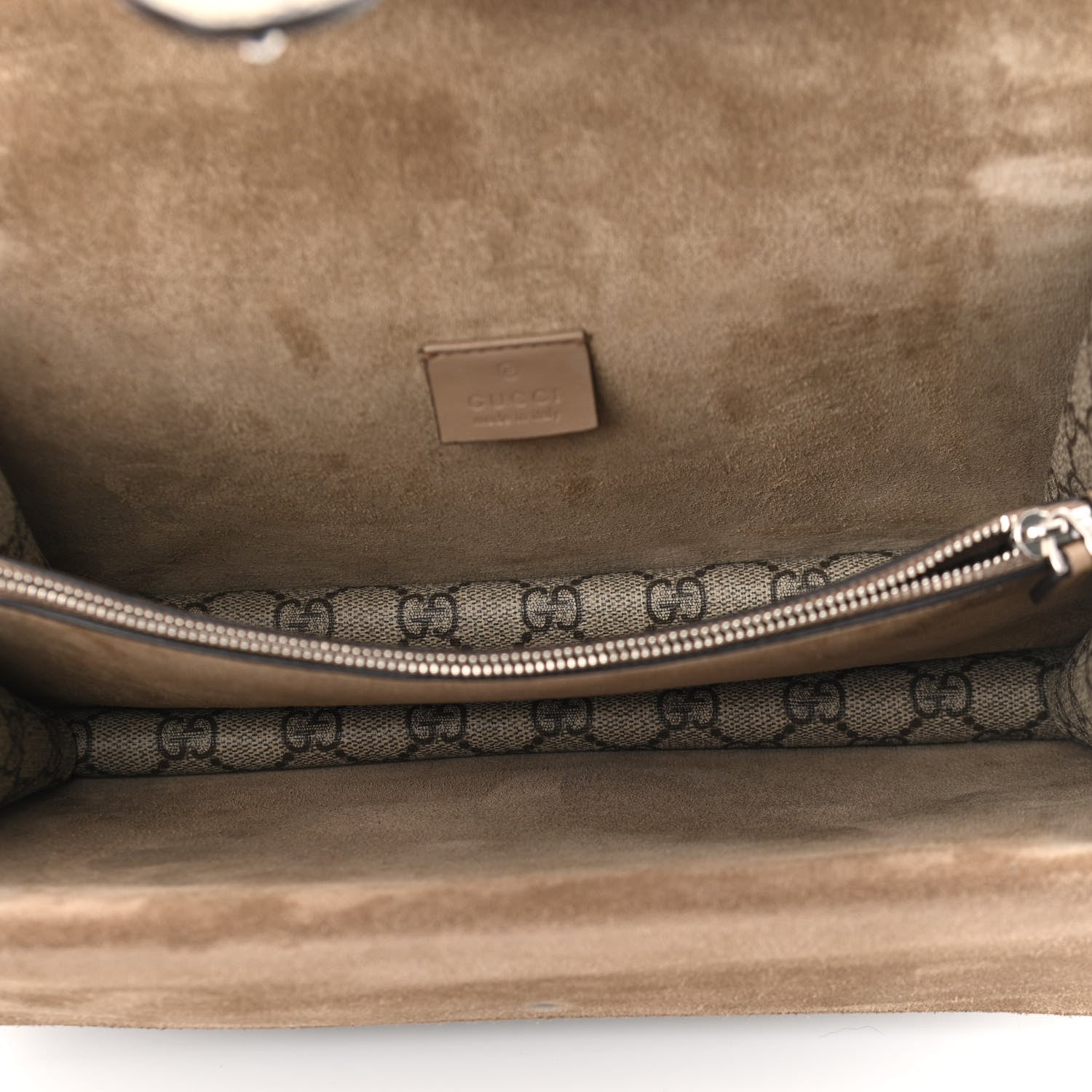 Gucci GG Supreme Monogram Small Dionysus Shoulder Bag Taupe 5 of 10
