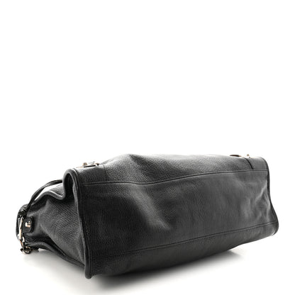 Balenciaga Chevre Silver Metallic Edge Hardware City Black 5 of 11