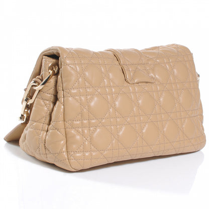 Christian Dior Lambskin Cannage New Lock Flap Beige 3 of 8