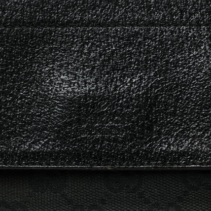 Gucci Denim Monogram Double Pocket Belt Bag Black 6 of 11