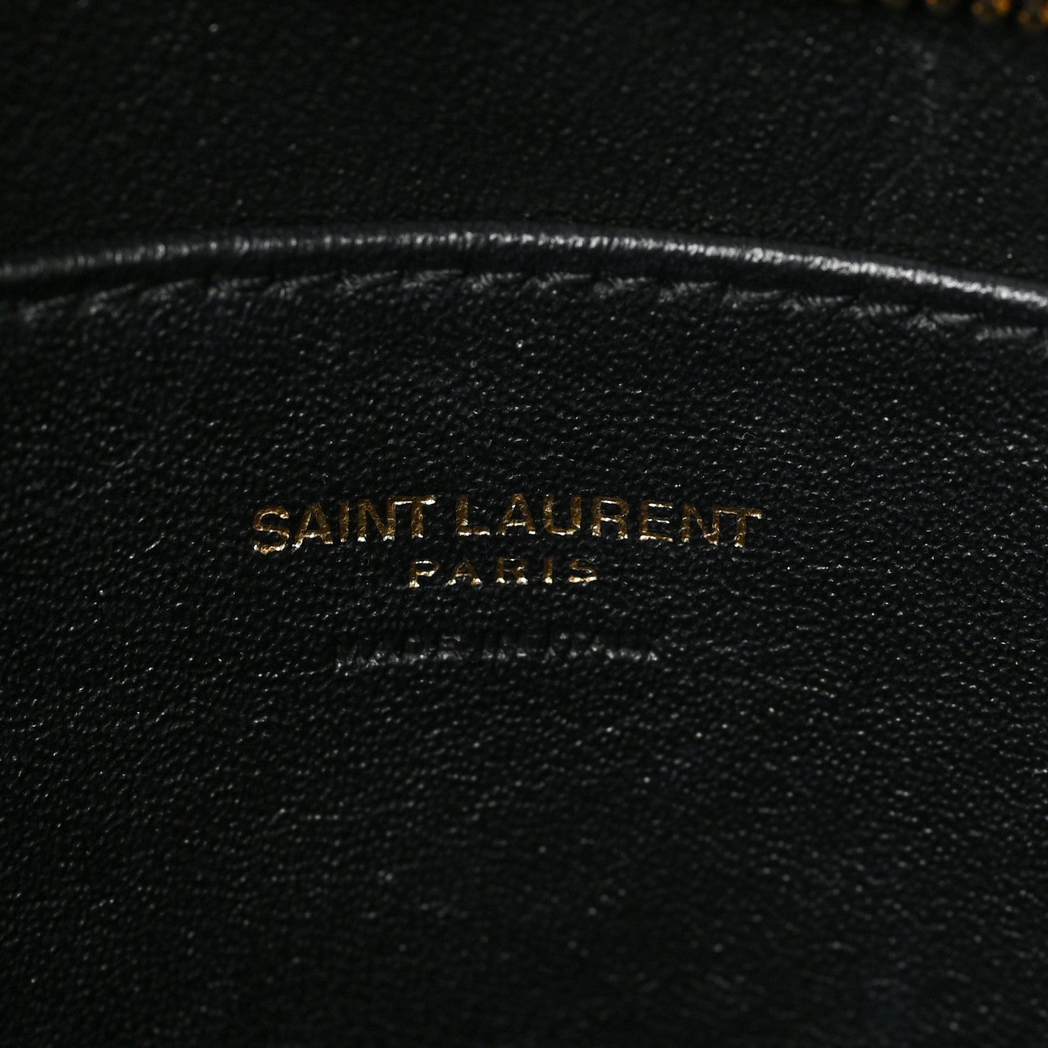 Saint Laurent Calfskin Monogram Baby Cabas Black 6 of 9