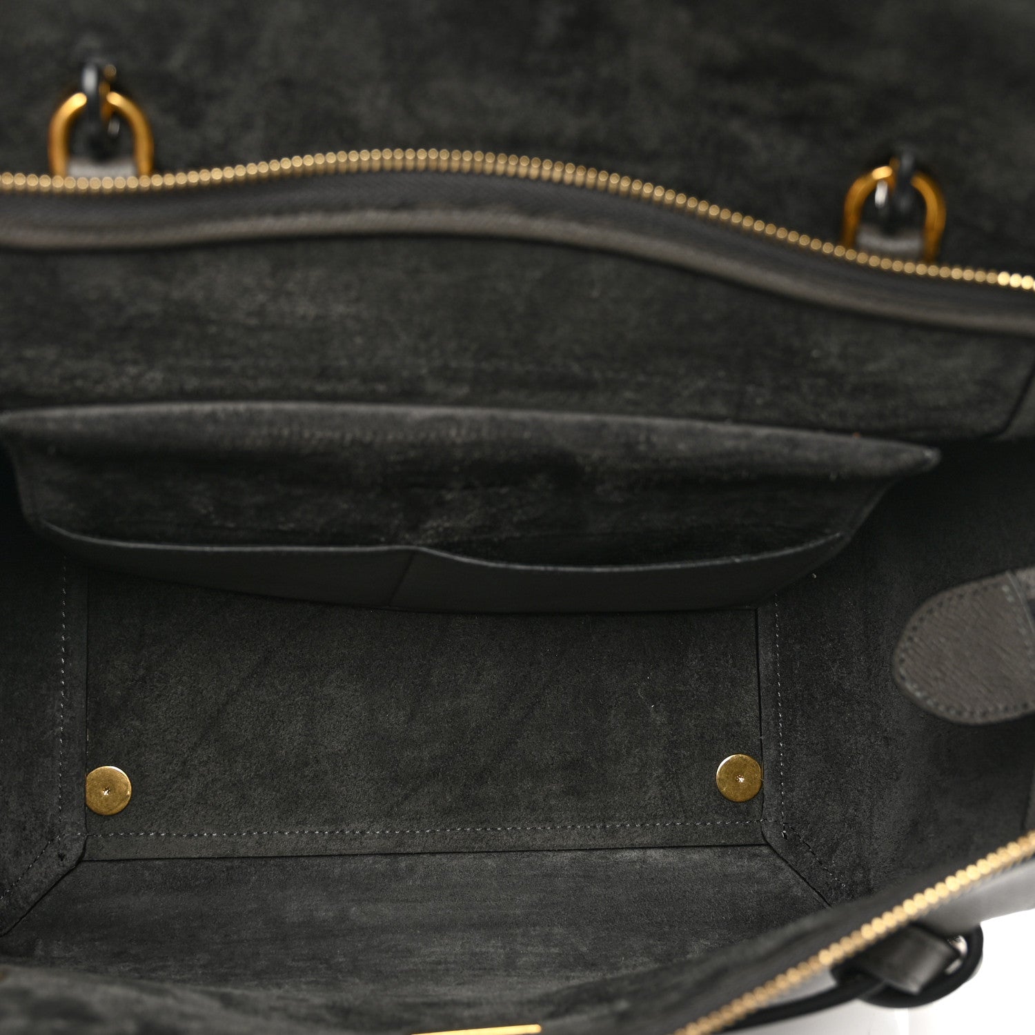 Celine Grained Calfskin Mini Belt Bag Grey 5 of 10