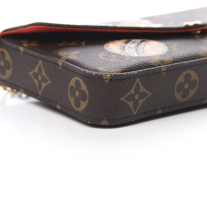 Louis Vuitton Monogram My LV World Tour Pochette Felicie Chain Wallet Coquelicot 11 of 14