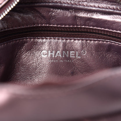 Chanel Metallic Aged Calfskin Quilted Medium Reissue Camera Case Pink 8 of 10