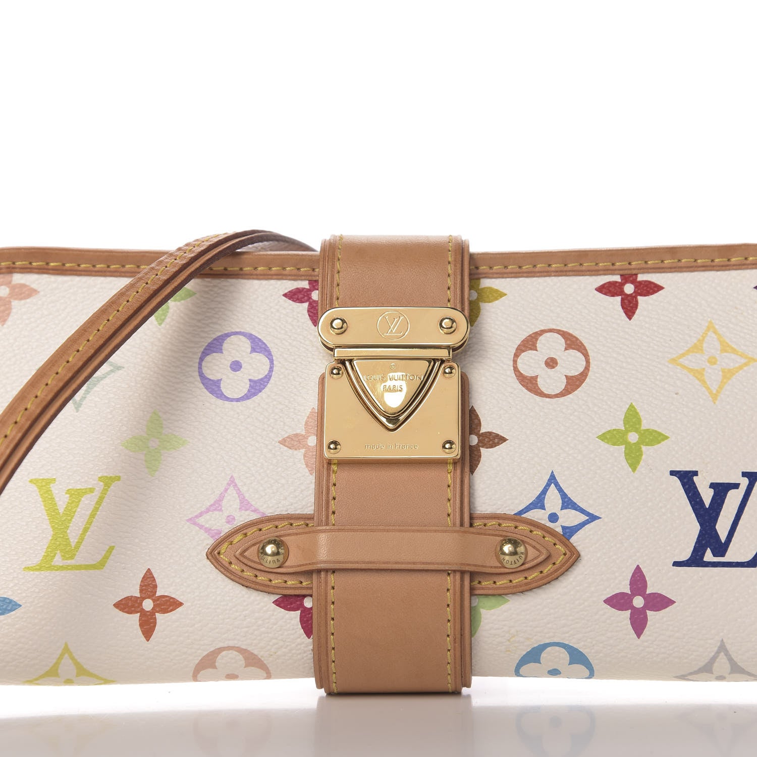 Louis Vuitton Monogram Multicolor Shirley White 10 of 10