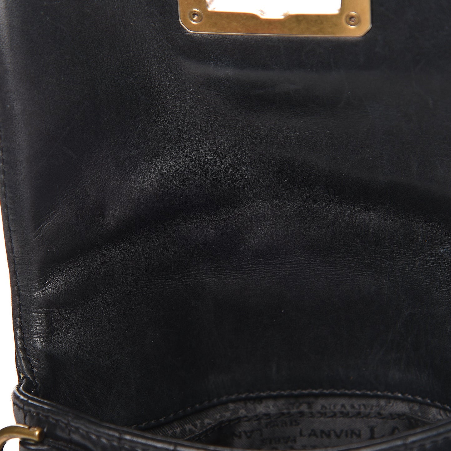 Lambskin Quilted Mini Happy Pop Crossbody Black