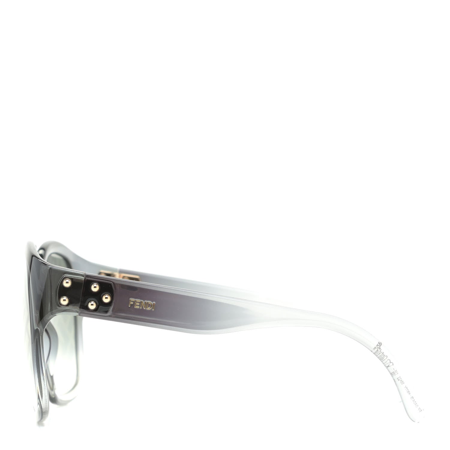 Fendi Acetate Sunglasses FF0404/S Silver 2 of 6