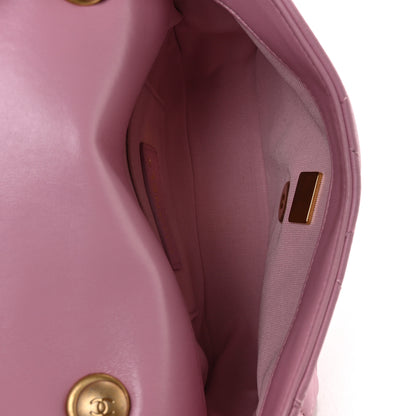 Chanel Lambskin Quilted Mini Lacquered Chain Flap Pink 5 of 10