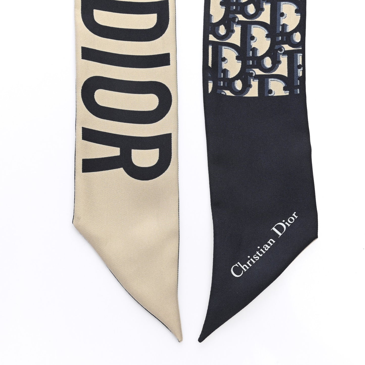 Silk Oblique Mitzah Scarf Blue