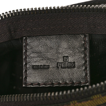 Fendi Zucca Cuoio Romano Selleria Mini Pochette Tobacco Moro 6 of 8
