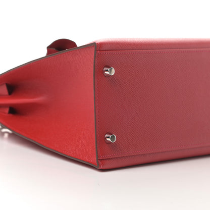 Hermes Epsom Kelly Sellier 32 Rouge Casaque 9 of 11