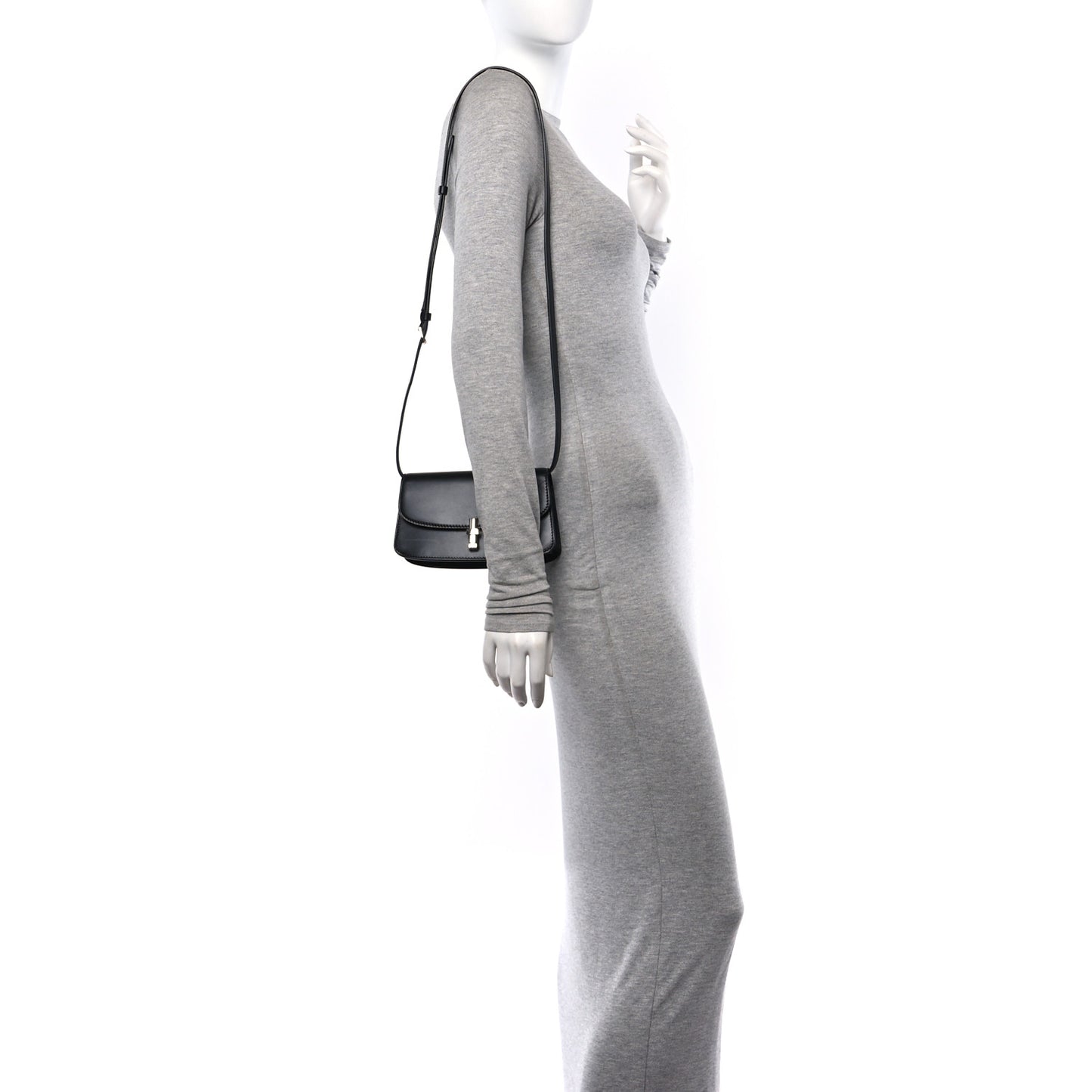 Smooth Calfskin The Sofia E/W Crossbody Black