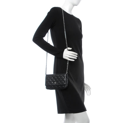 Chanel Caviar Quilted Wallet On Chain WOC Black 2 of 10