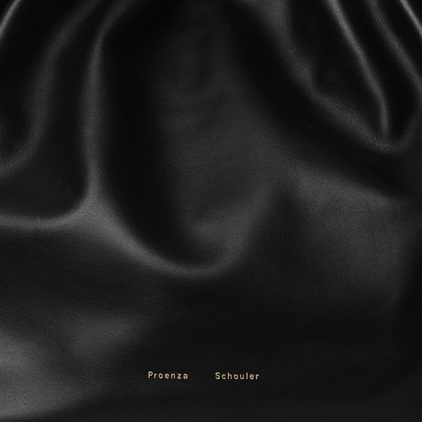 Calfskin XL Ruched Tote Black
