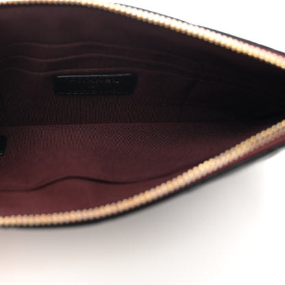 Chanel Lambskin Quilted Cosmetic Case Black 5 of 10