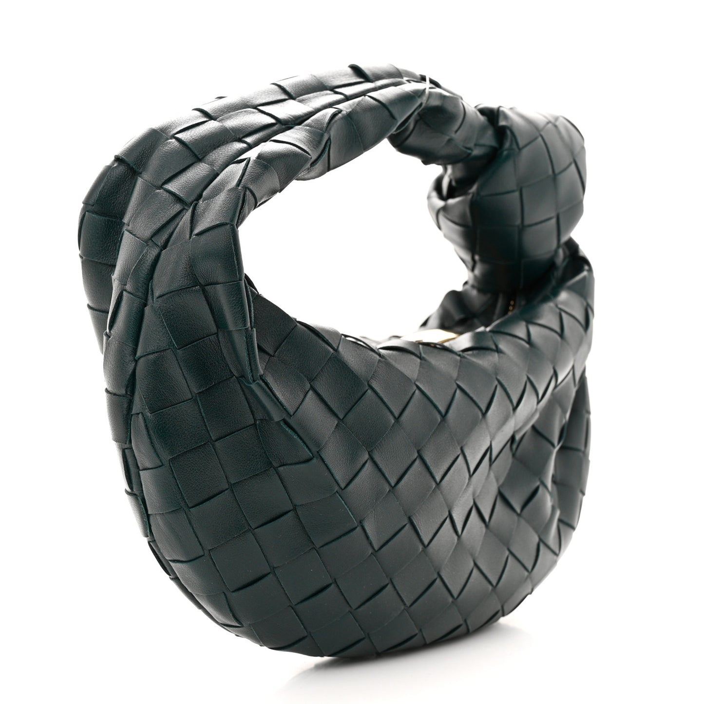 Nappa Intrecciato Mini Jodie Dark Moss