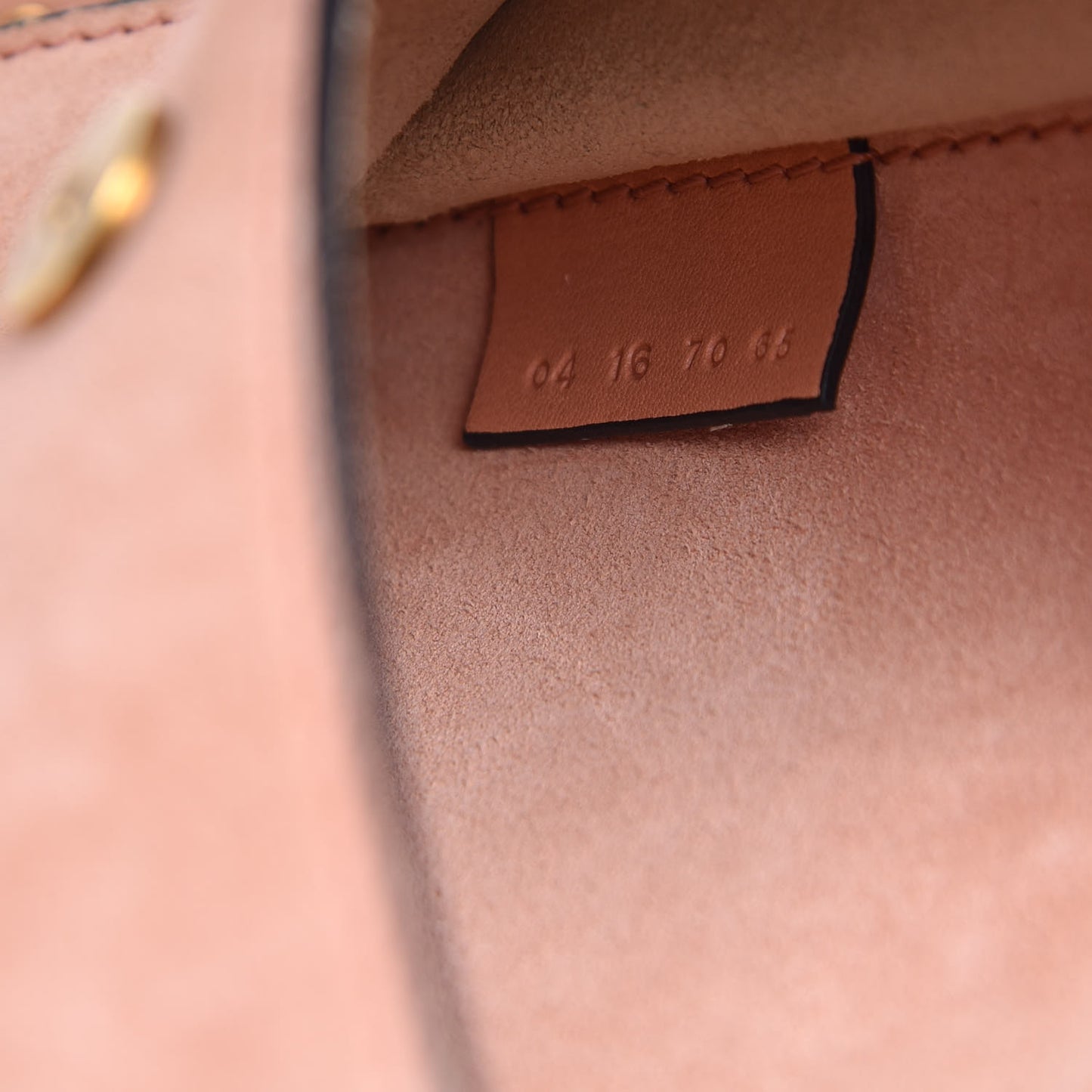 Suede Braided Small Hudson Shoulder Bag Sheer Pink