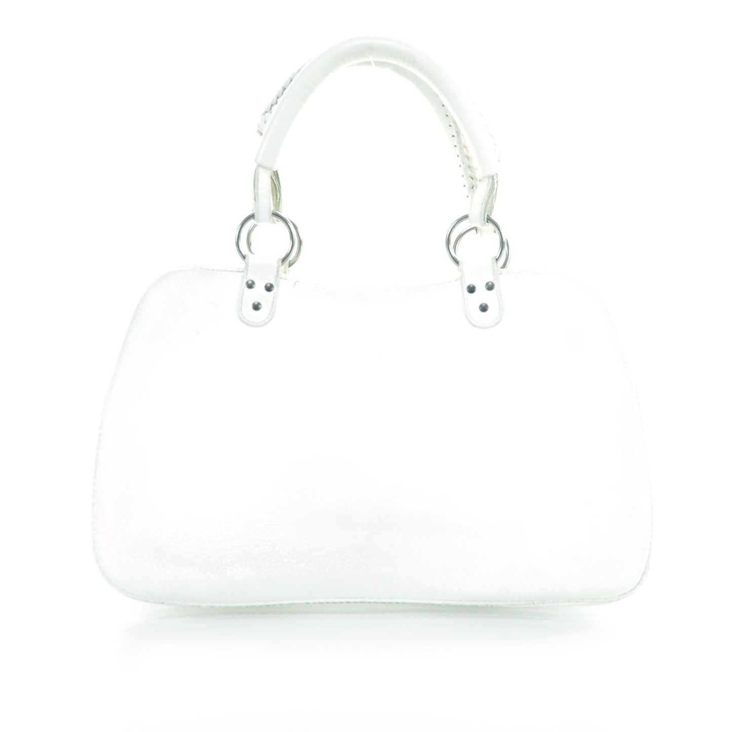 Leather Whipstitch Gaucho White