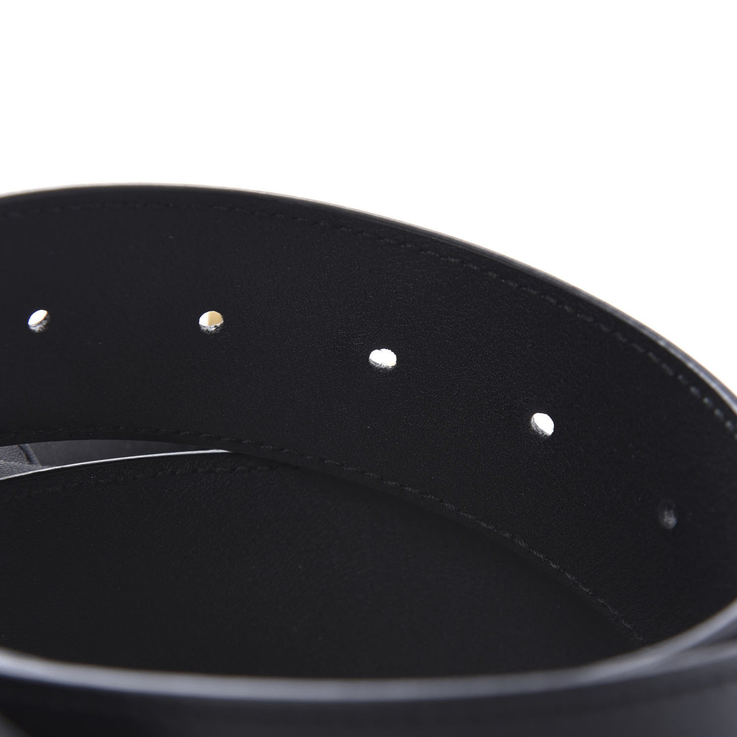 Gucci Calfskin Double G 40mm Belt 80 32 Black 4 of 5