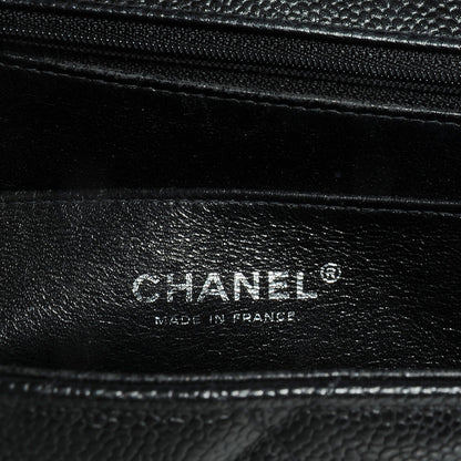 Chanel Caviar Jumbo Single Flap Black 7 of 9