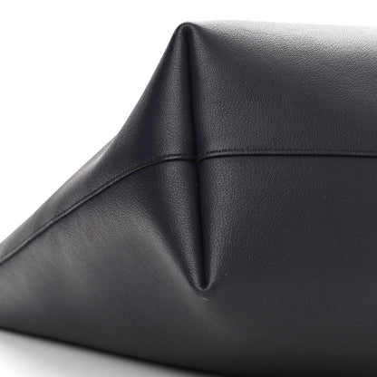 Saint Laurent Calfskin Large Shopping Tote Deep Marine 9 of 11