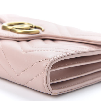 Gucci Calfskin Matelasse GG Marmont Chain Wallet Perfect Pink 6 of 9