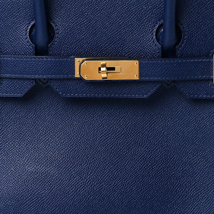 Hermes Epsom Birkin 30 Bleu Saphir 8 of 15