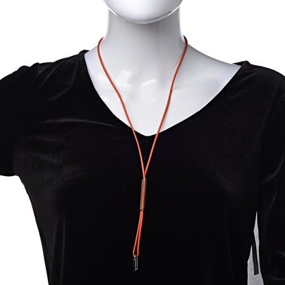 Hermes Permabrass Curiosite Pendant Necklace 2 of 4