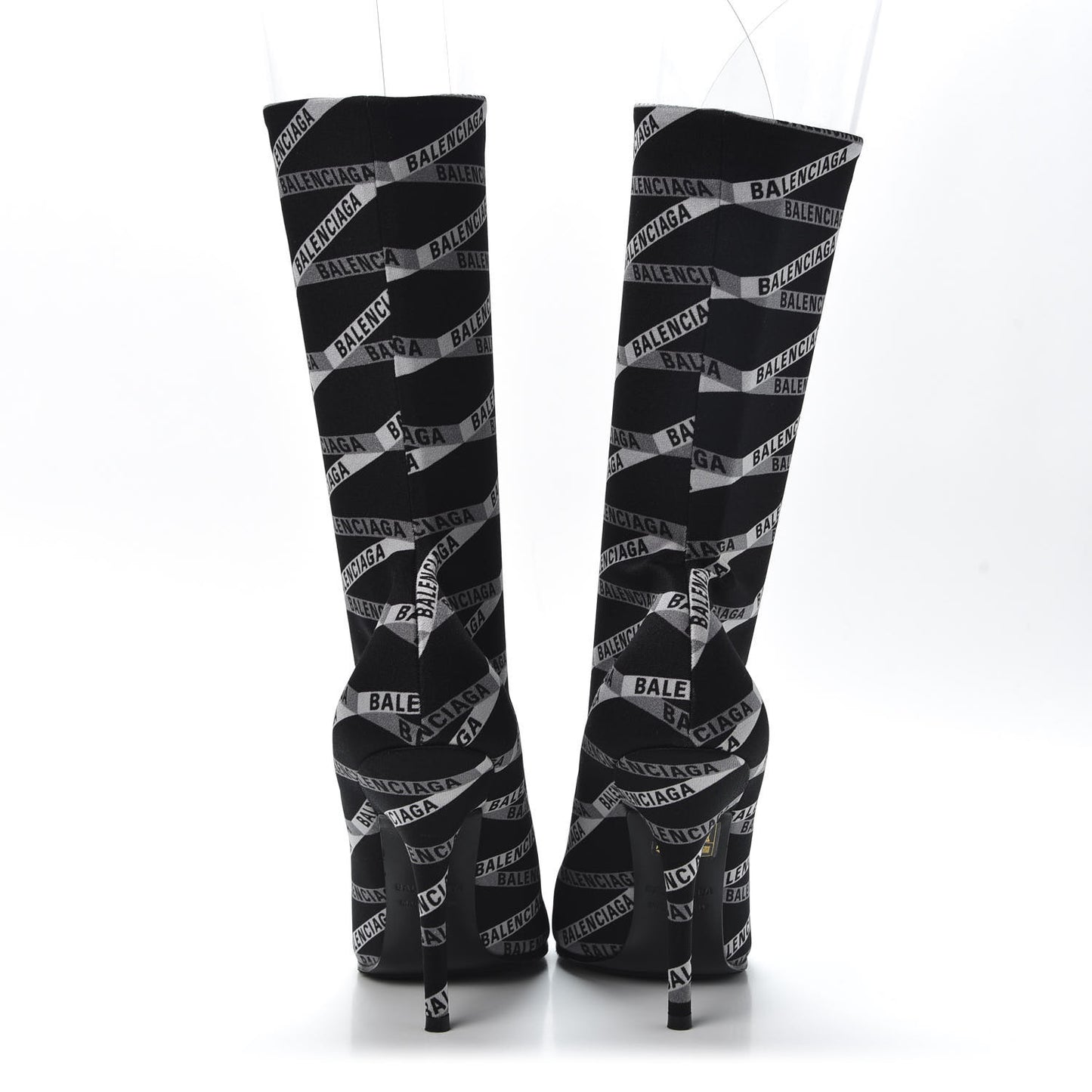 Spandex Losange Monogram 110mm Booties 39 Gris Black