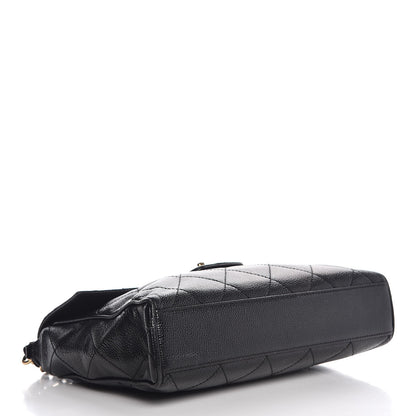 Chanel Caviar Quilted Medium Single Flap Black 4 of 14