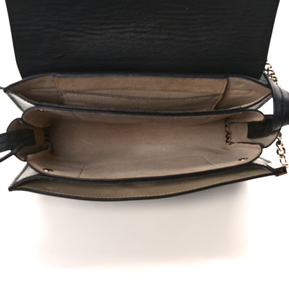 Chloe Suede Calfskin Small Faye Shoulder Bag Black 5 of 9
