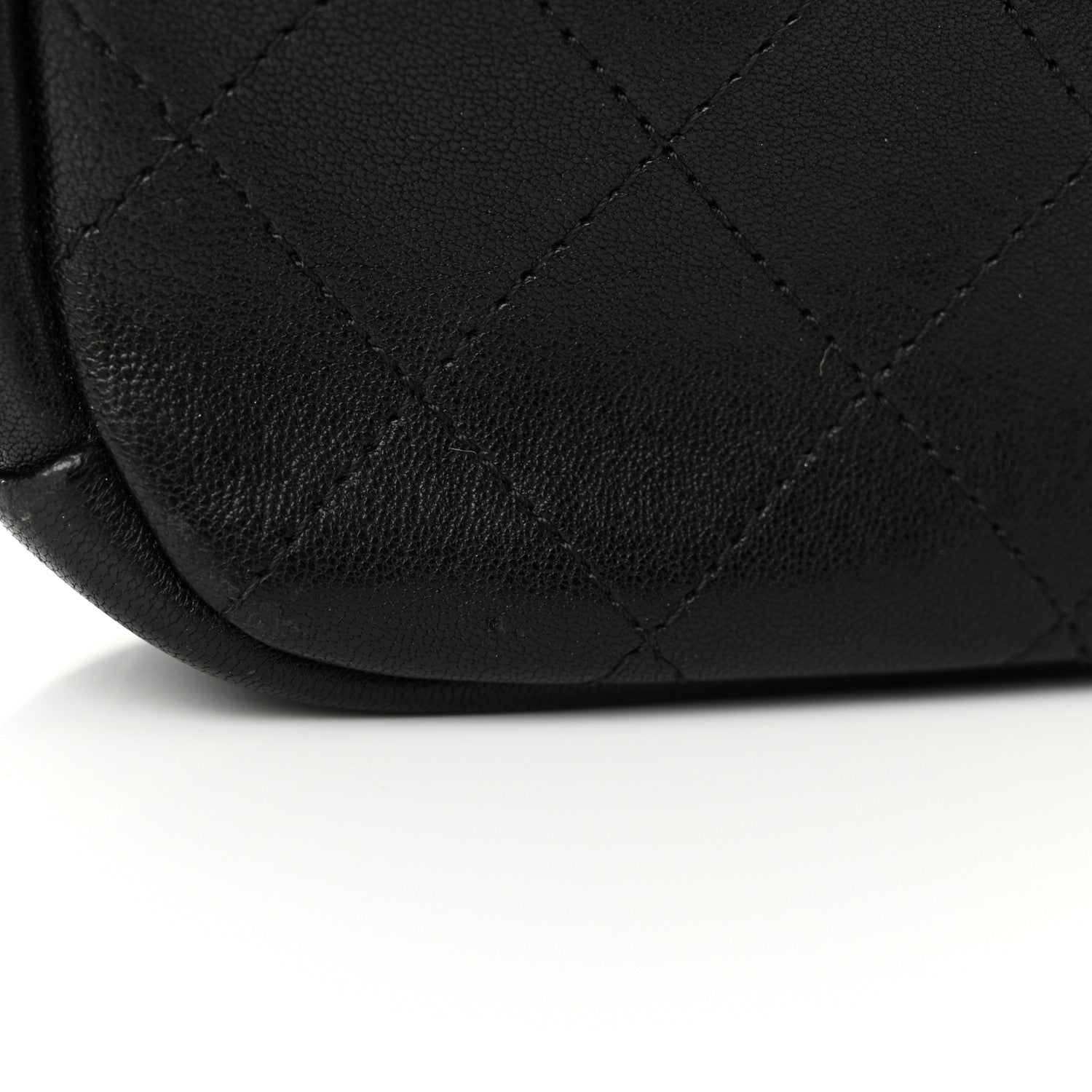 Chanel Goatskin Quilted Small Casual Trip Camera Case Black 11 of 12