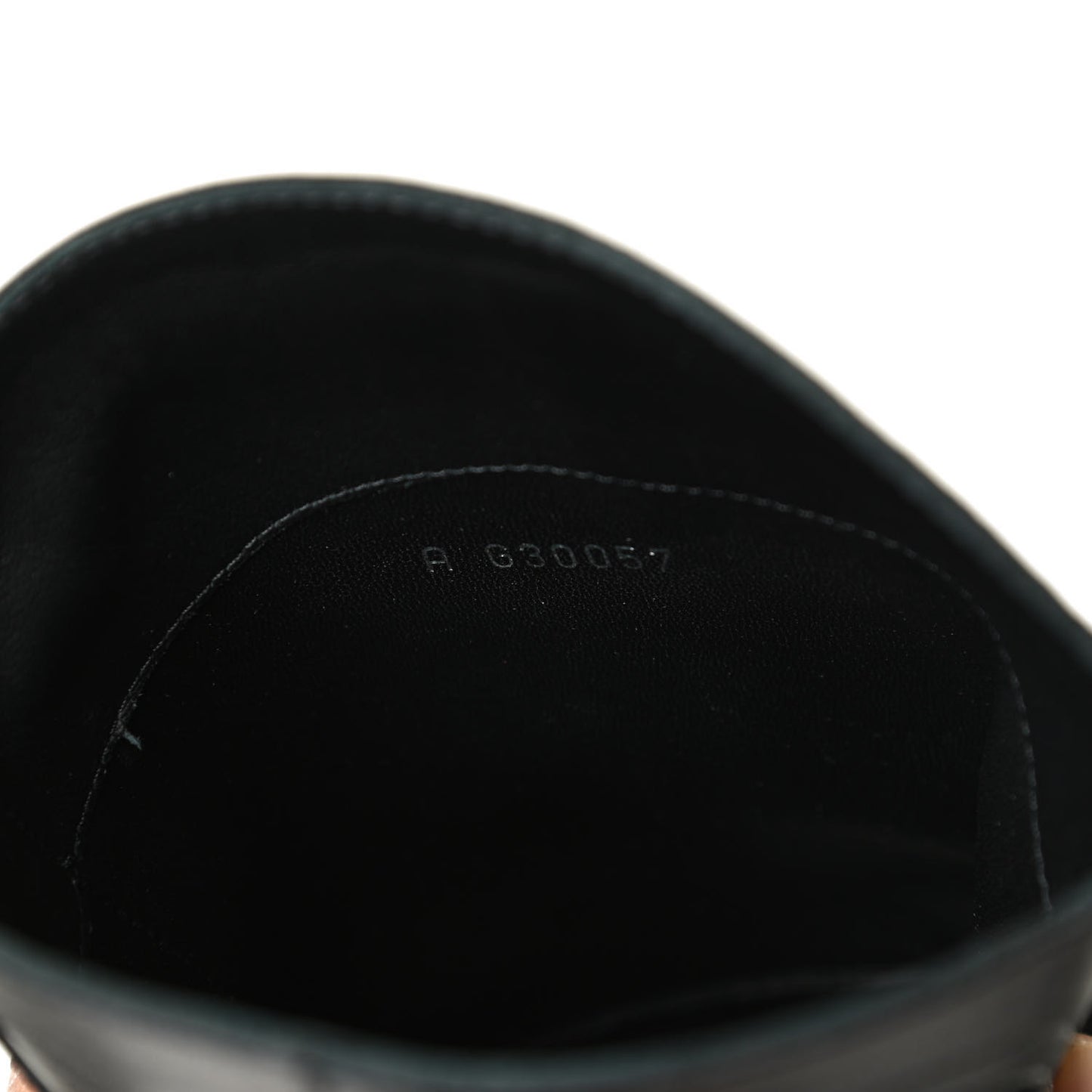 Calfskin Embroidered Western Boots 35 Black