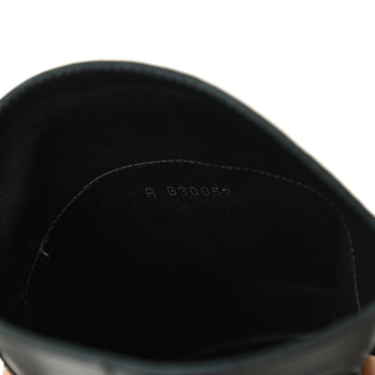 Chanel Calfskin Embroidered Western Boots 35 Black 10 of 11