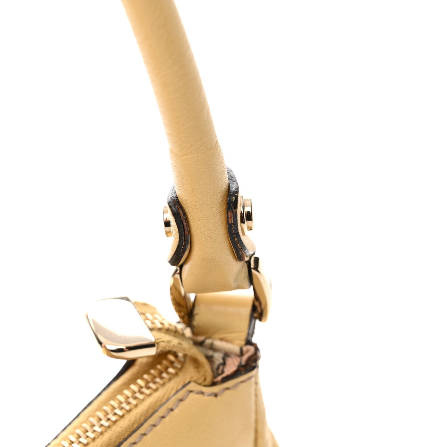Gucci Guccissima Small D Gold Ring Shoulder Bag Yellow 13 of 14