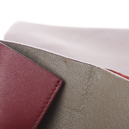 Celine Calfskin Suede All Soft Shoulder Bag Burgundy 8 of 12