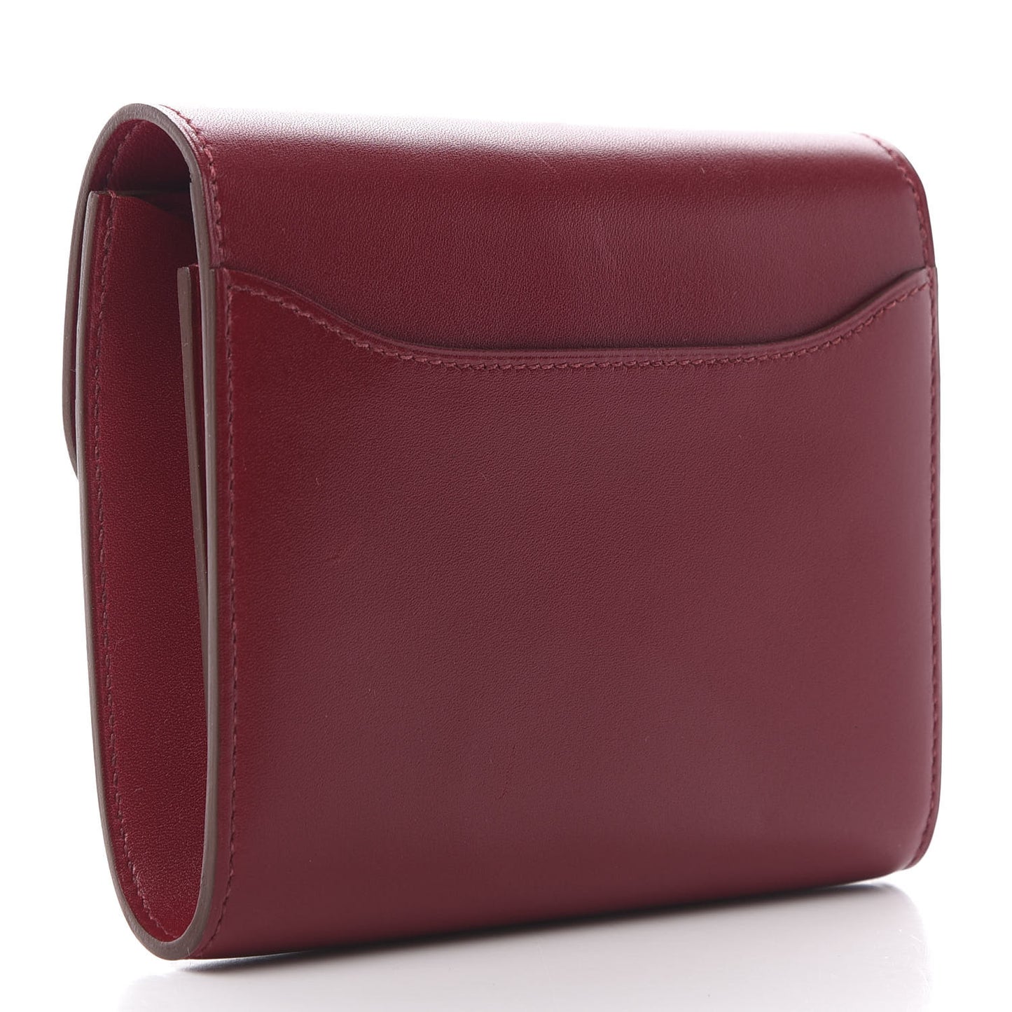 Veau Tadelakt Constance Short Wallet Rubis