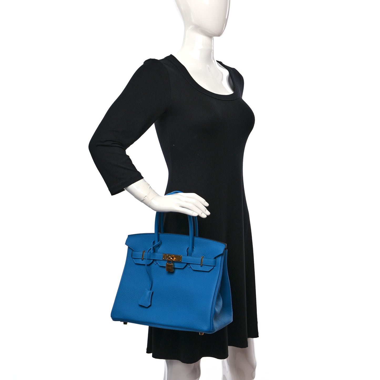 Togo BIRKIN 30 Bleu Zanzibar