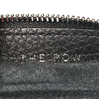 The Row Grained Calfskin Large Slouchy Banana Bag Black 6 of 9