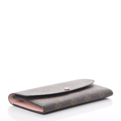 Louis Vuitton Monogram Emilie Wallet Rose Ballerine 4 of 8