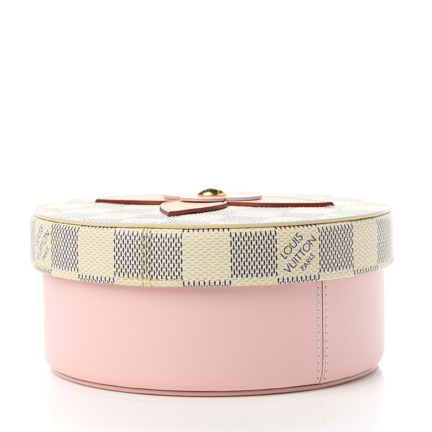 Damier Azur Eugenie Box MM Rose Ballerine